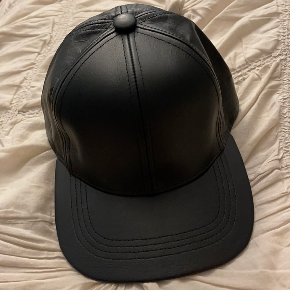 Genuine Leather Cap